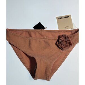 SAME Los Angeles Samesies Kids Swimsuit Faux Suede One Piece Size 7-8 NWT